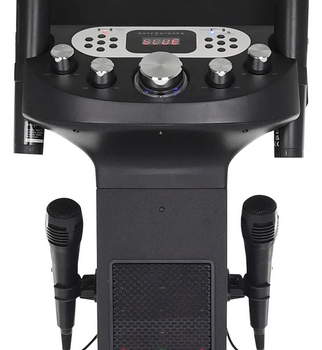 Easy Karaoke Smart Bluetooth® Karaoke System + 2 x Wireless / 2 wired Microphones