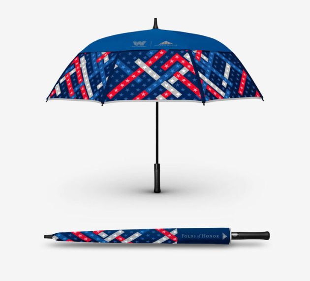 Weatherman Umbrella Folds of Honor Stick Freedom