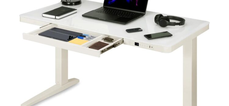 Purus Life E-Max Desk Height Adjustable (Glass Top)