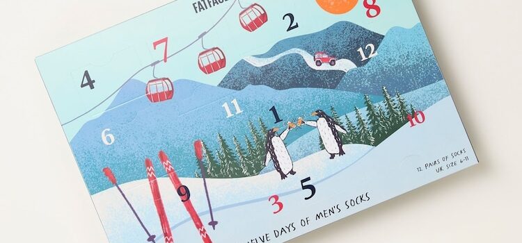 Fatface 12 days of Mens Socks Advent Calendar