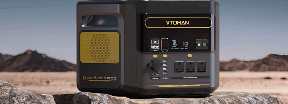 VTOMAN FlashSpeed 1500 Portable Power Station