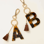 Fatface Tortoiseshell Brown Alphabet Charm