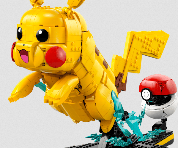 Lego Pikachu and Poké Ball
