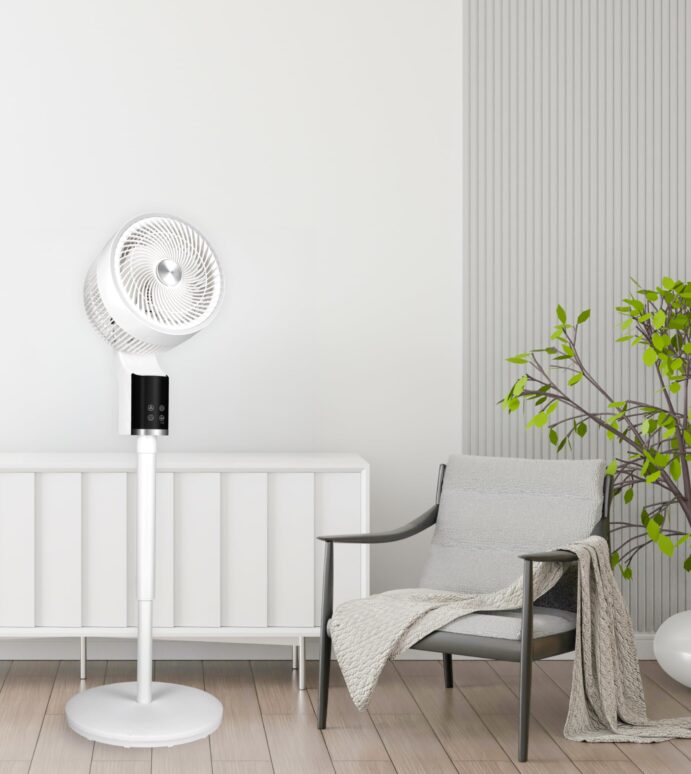 TCP White Pedestal Fan