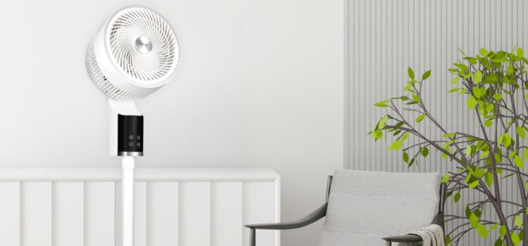TCP White Pedestal Fan