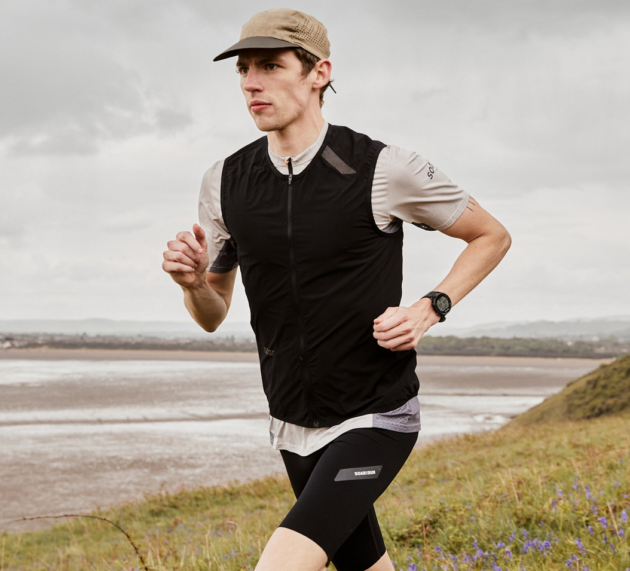 Soar Running Mens Rainout Gilet