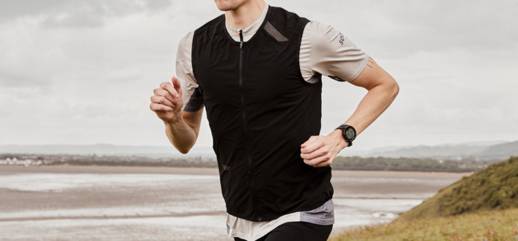 Soar Running Mens Rainout Gilet