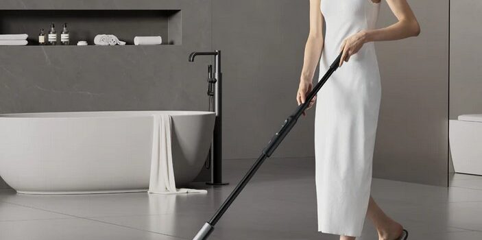 Hoto Flexi Cordless Spin Scrubber
