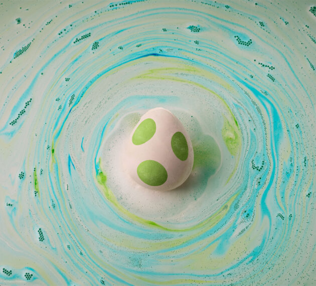 Lush Super Mario Galaxy Movie x Lush Yoshi Egg