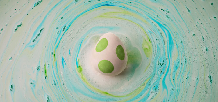 Lush Super Mario Galaxy Movie x Lush Yoshi Egg