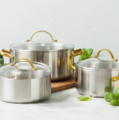 GreenPan Padova Reserve 3 Ply Stainless Steel 3 Piece Set