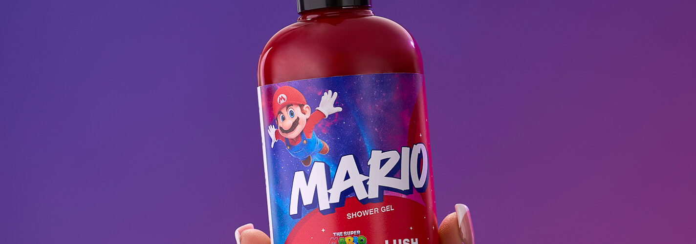 Lush Super Mario Galaxy Movie x Mario Shower Gel