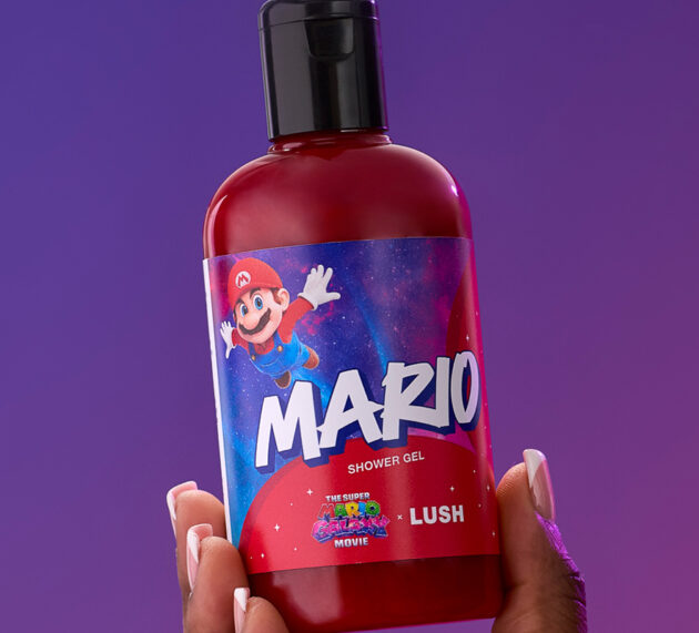 Lush Super Mario Galaxy Movie x Mario Shower Gel