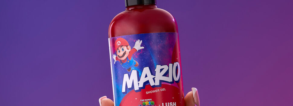 Lush Super Mario Galaxy Movie x Mario Shower Gel