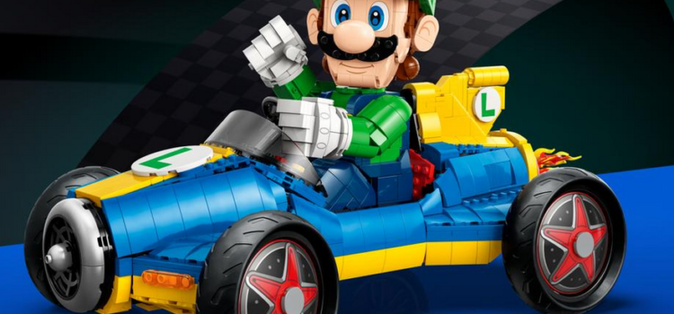 LEGO Mario Kart Luigi and Mach 8
