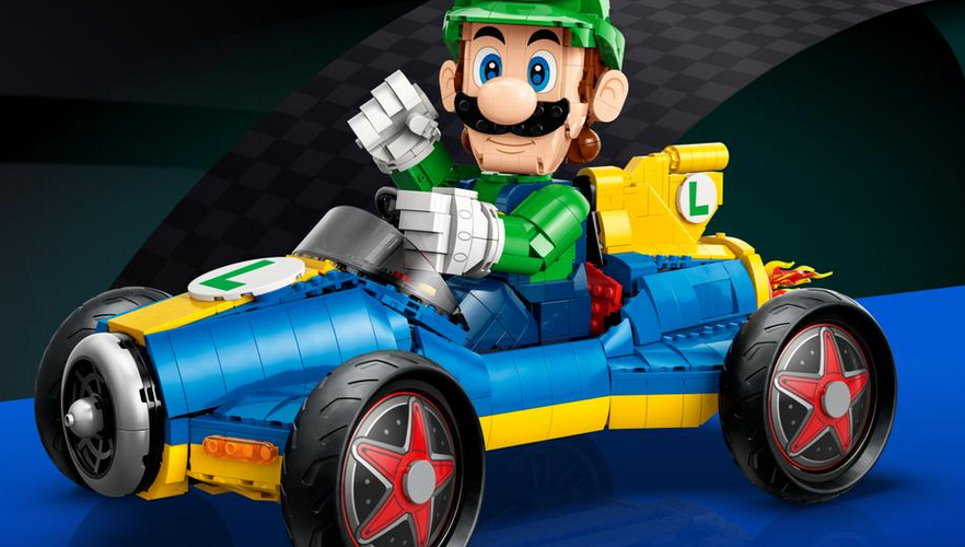 LEGO Mario Kart Luigi and Mach 8