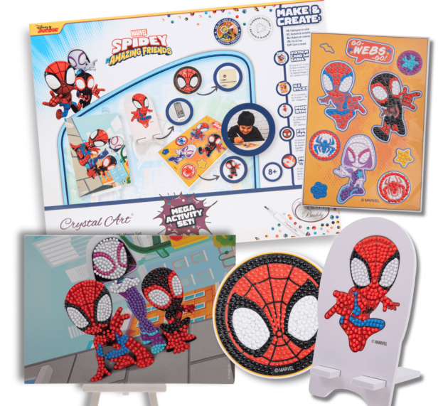 Spider-Man Crystal Art Mega Activity Set