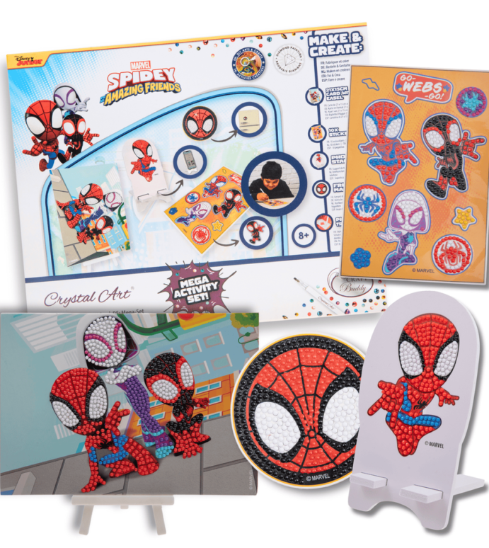 Spider-Man Crystal Art Mega Activity Set