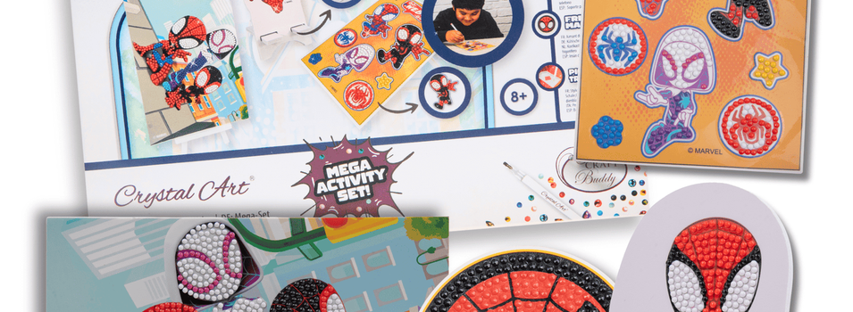 Spider-Man Crystal Art Mega Activity Set